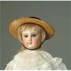 24" GERMAN CLOSED MOUTH DOLL #136.  