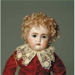 15" GERMAN BISQUE DOLL MARKED 989