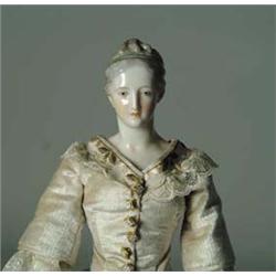 15-1/2" GERMAN CHINA DRESSEL AND KISTER LADY