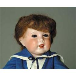 Tête De Poupée Bleuette SFBJ 251 – Biscuit Porcelaine, Taille 1 (27 Cm), Reproduction Neuve