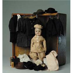 20" PHILADELPHIA BABY W/ TRUNK & WARDROBE