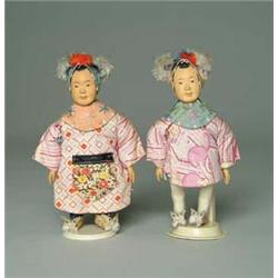 PAIR OF 6" DOOR OF HOPE CHINESE CHILDREN