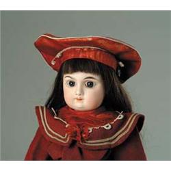 19" FRENCH BISQUE BEBE MARKED "M 7