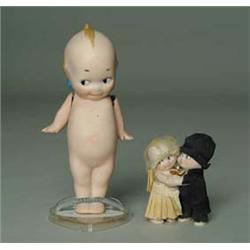 PAIR OF BISQUE GERMAN KEWPIES