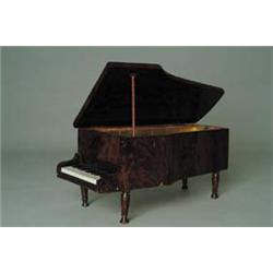 ANTIQUE ROSEWOOD DOLL PIANO
