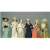Image 1 : SIX 12" FRENCH WAX FASHION DOLLS