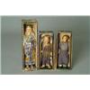 Image 1 : SET OF THREE BOXED COMPOSITION CHINESE DOLLS