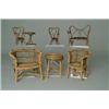Image 1 : TWO LOTS WICKER DOLL FURNITURE