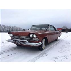 1960 PLYMOUTH FURY CONVERTIBLE