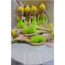 LOT OF NEW TINKERBELL PILLOW FIGURES
