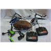 Image 1 : TWO HELICOPTERS AND FOOTBALL