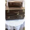 Image 1 : THREE ANTIQUE SUITCASES FROM 1954 ETC