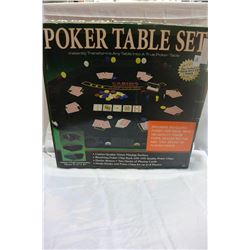 POKER TABLE SET