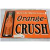 Image 1 : PORCELAIN ORANGE CRUSH SIGN