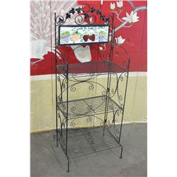 3-TIER FOLDING METAL STAND