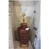 Image 1 : LARGE DECORATIVE POTTERY LAMP