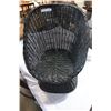 Image 1 : BLACK WICKER CHAIR