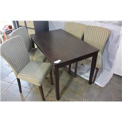 5 PIECE DINING TABLE SET