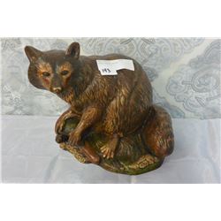 LARGE RACOON FIGURE