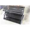 Image 1 : MODERN BLACK GLASS TV STAND