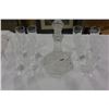 Image 1 : LOT OF CRYSTAL GLASSES AND DECANTER