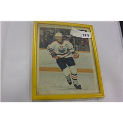 AUTOGRAPHED HOCKEY PHOTO