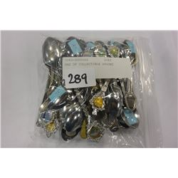 BAG OF COLLECTIBLE SPOONS