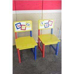 PAIR OF KIDS CHAIRS