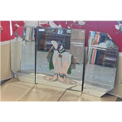 3 PC EASTERN GLASS WALL HANGING