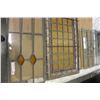Image 1 : LOT OF LEADED GLASS PANELS