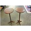Image 1 : PAIR OF OAK PLANTSTANDS