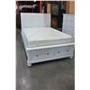 Image 1 : BRAND NEW ASHLEY WHITE SLEIGH BEDFRAME QUEENSIZE