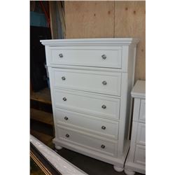 BRAND NEW WHITE ASHLEY HIGHBOY DRESSER