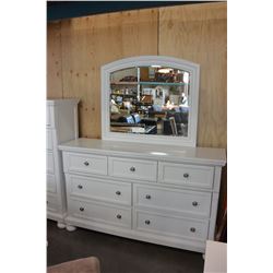 BRAND NEW WHITE ASHLEY LADIES DRESSER WITH MIRROR