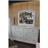 Image 1 : BRAND NEW WHITE ASHLEY LADIES DRESSER WITH MIRROR
