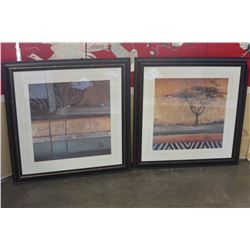 PAIR OF MATCHING TREE PICTURES