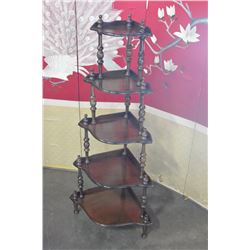 5-TIER CORNER KNICK KNACK SHELF