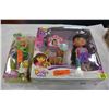 Image 1 : DORA DOLL W/ DOG & TINKERBELL DOLL
