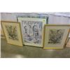 Image 1 : 2 MATCHING FLORALS & FLOWER SHOP PICTURE
