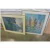 Image 1 : 2 LARGE FRAMED PRINTS
