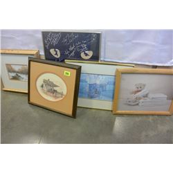 LOT OF FRAMED PRINTS