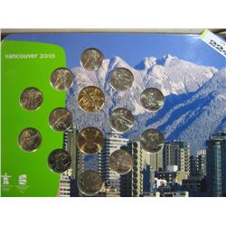 COIN SET -2010 VANCOUVER OLYMPIC AND PARALYMPIC WINTER GAMES COIN COLLECTION