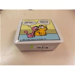 ORIGINAL 1980 GARFIELD COMIC LIDDED DISH
