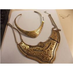 BRASS EGYPTIAN STYLE NECKLACE -2 TTL