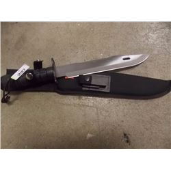 185486 - KNIFE - SHEATH, KNIFE,  SHARPENING STONE & SURVIVAL KIT - 134991