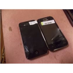 CELL PHONES - 2 TTL- SAMSUNG & IPHONE -PS