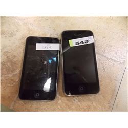 CELL PHONES - 2 TTL- IPHONE 16GB &16GB IPOD - PS