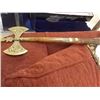 Image 1 : CRIFFON MEDIEVAL BRASS & WOOD PRESENTATION AXE - 20" TALL