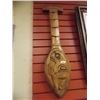 Image 1 : VINTAGE HAIDA CARVED PADDLE - HAIDA BEAR & SALMON - 36" LONG - WADHAMS, KWAKUITI ' 92