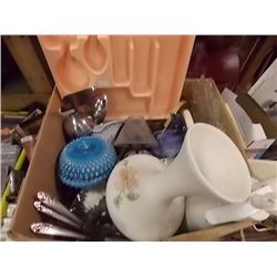 BOX MISC - HOUSEWARE - SOME COLLECTABLE